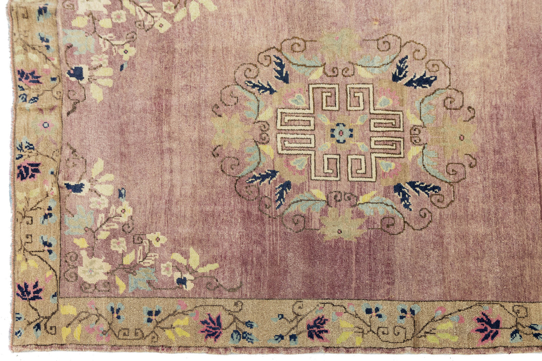 Vintage Turkish Kars Wool Rug 9 X 10