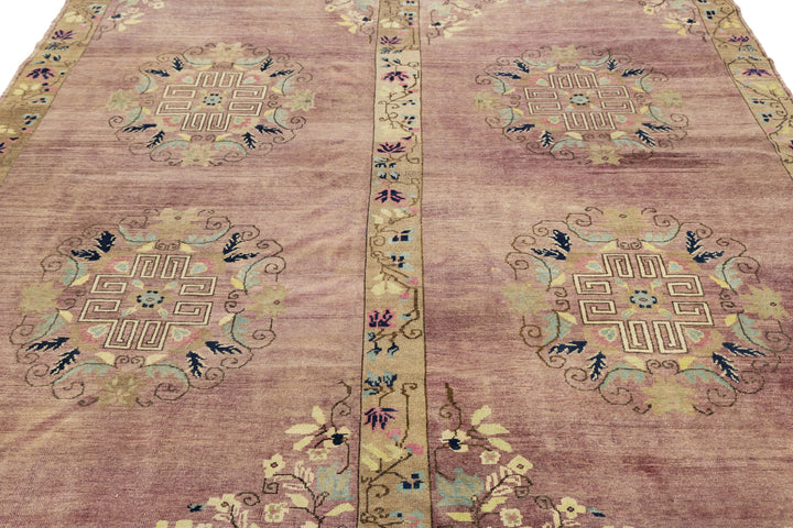 Vintage Turkish Kars Wool Rug 9 X 10