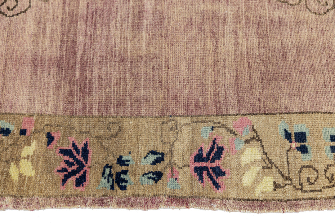 Vintage Turkish Kars Wool Rug 9 X 10