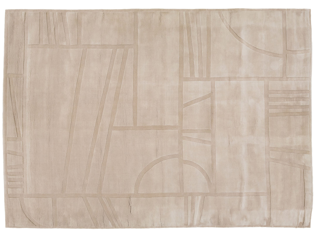 Modern Wool Rug 10 X 14