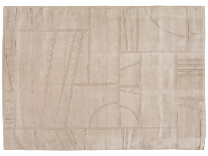 Modern Wool Rug 10 X 14