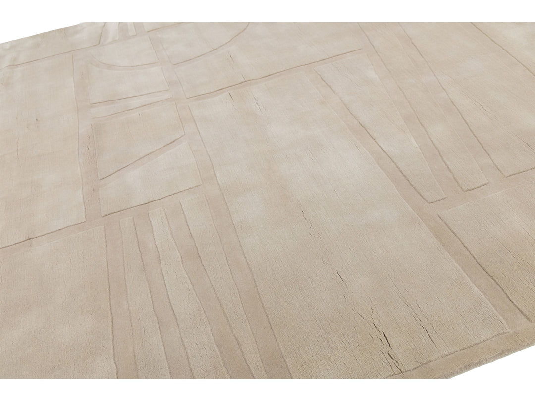 Modern Wool Rug 10 X 14
