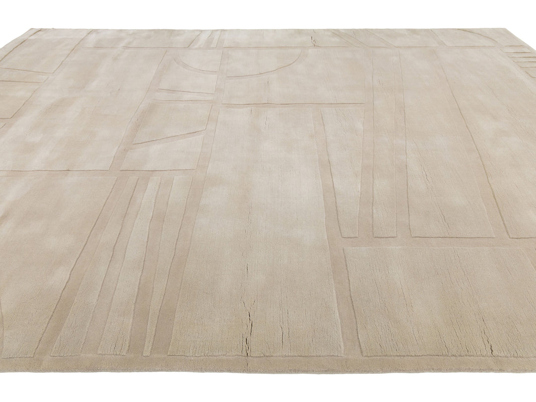 Modern Wool Rug 10 X 14