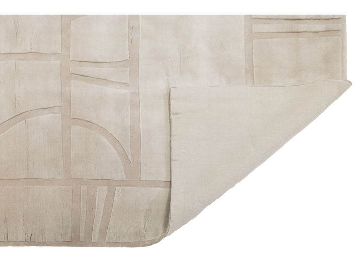 Modern Wool Rug 10 X 14