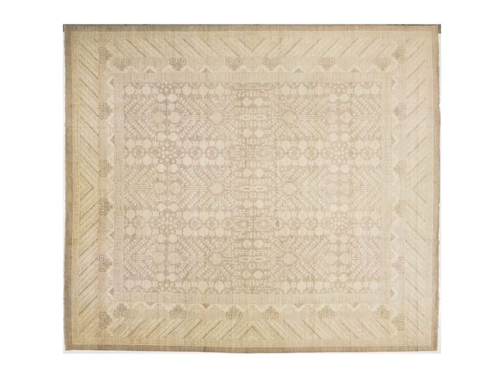 Modern Khotan Wool Rug 18 X 20