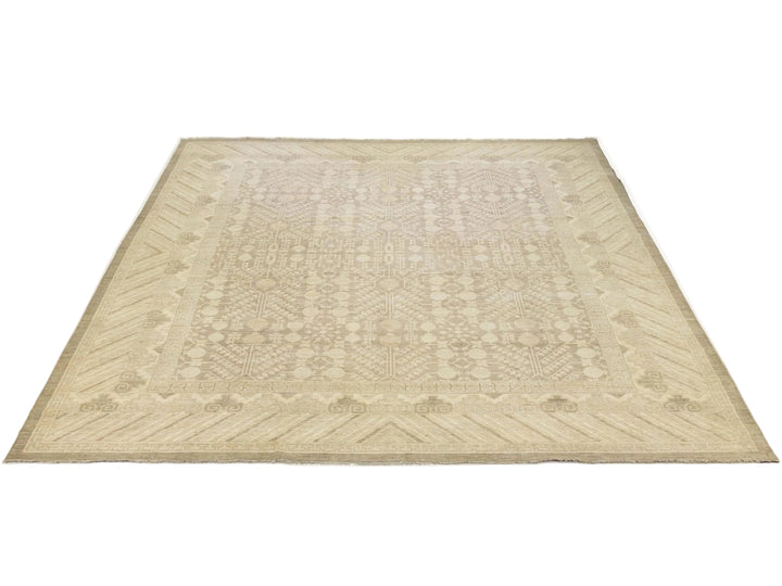 Modern Khotan Wool Rug 18 X 20