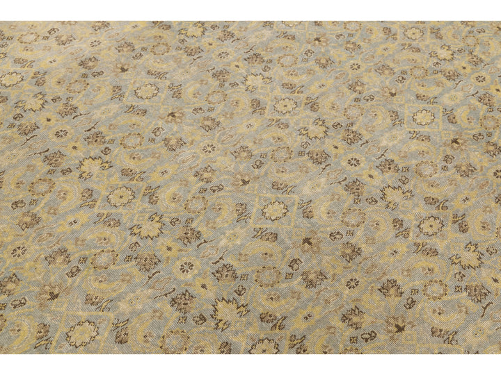 Modern Tabriz Wool Rug 10 X 12