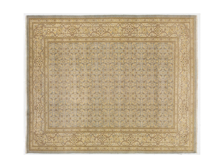 Modern Tabriz Wool Rug 10 X 12