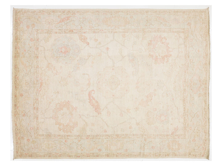 Modern Oushak Wool Rug 12 X 15