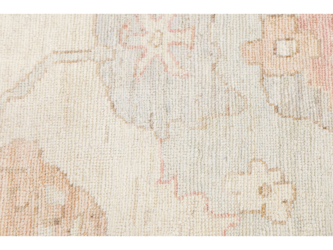 Modern Oushak Wool Rug 12 X 15