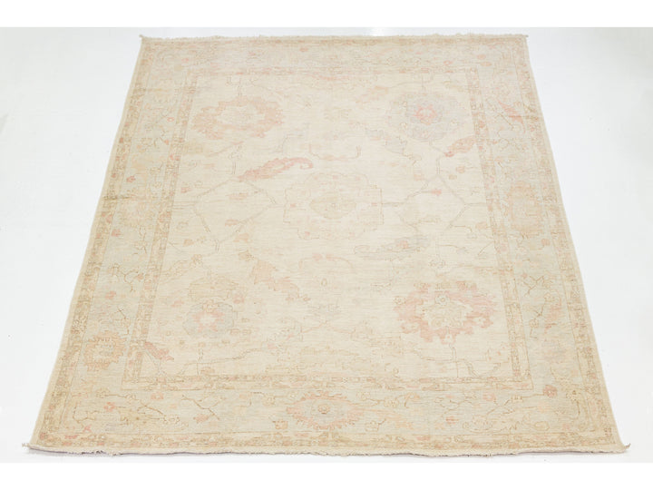 Modern Oushak Wool Rug 12 X 15