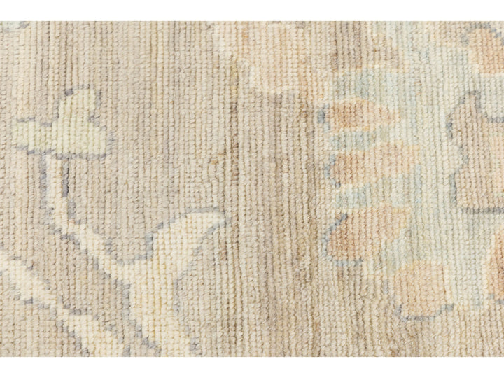 Modern Oushak Wool Rug 10 X 18