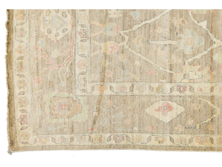 Modern Oushak Wool Rug 10 X 18