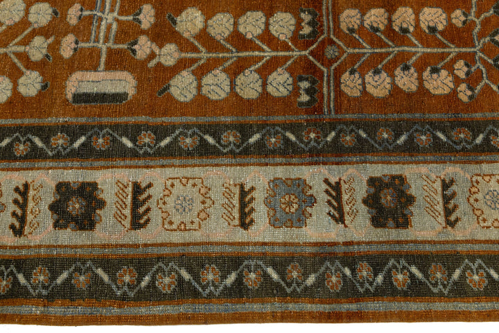 Antique Bakhtiari Wool Rug 11 X 13