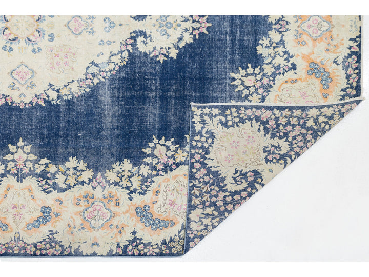 Antique Kerman Wool Rug 10 X 13