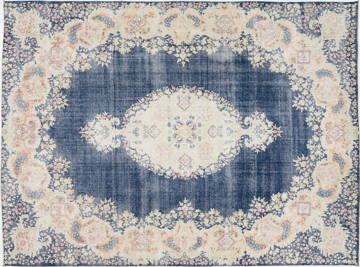 Antique Kerman Wool Rug 10 X 13
