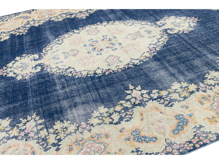 Antique Kerman Wool Rug 10 X 13