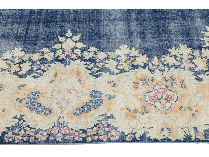 Antique Kerman Wool Rug 10 X 13