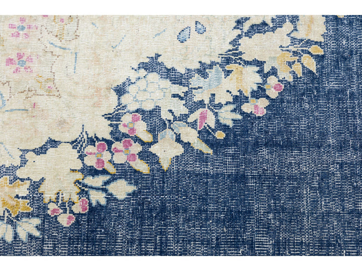 Antique Kerman Wool Rug 10 X 13