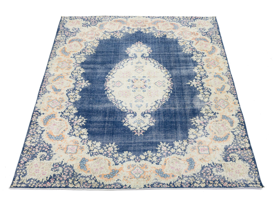 Antique Kerman Wool Rug 10 X 13