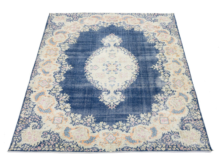 Antique Kerman Wool Rug 10 X 13