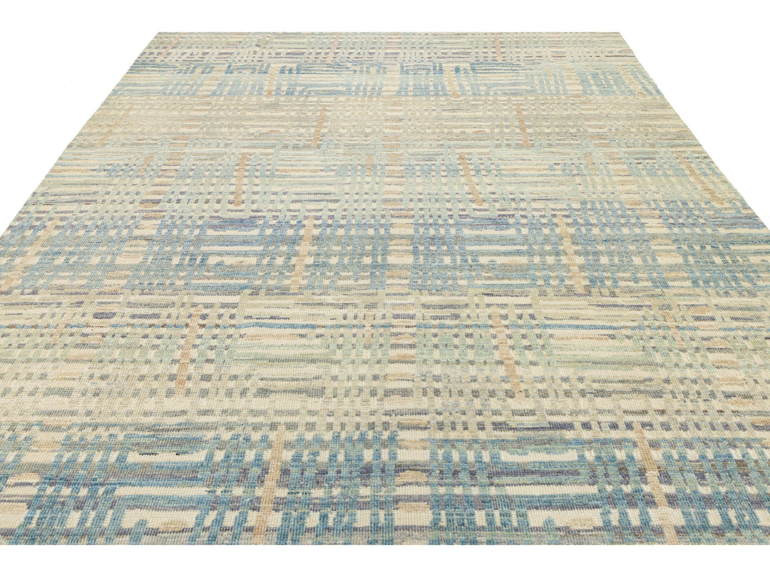 Modern Wool Rug 9 X 12