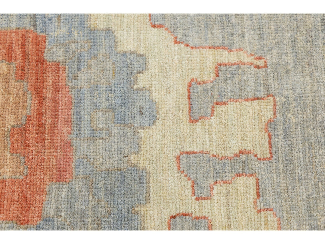 Modern Oushak Wool Rug 12 X 16