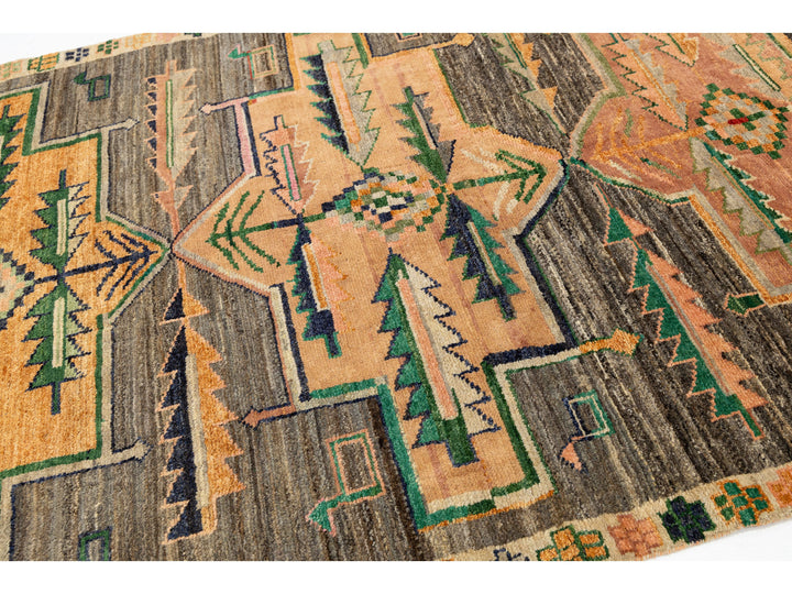 Modern Baluch Wool Rug 6 X 8