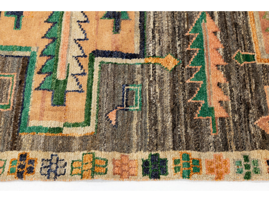 Modern Baluch Wool Rug 6 X 8