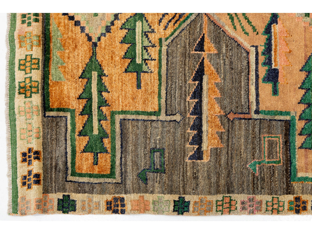 Modern Baluch Wool Rug 6 X 8
