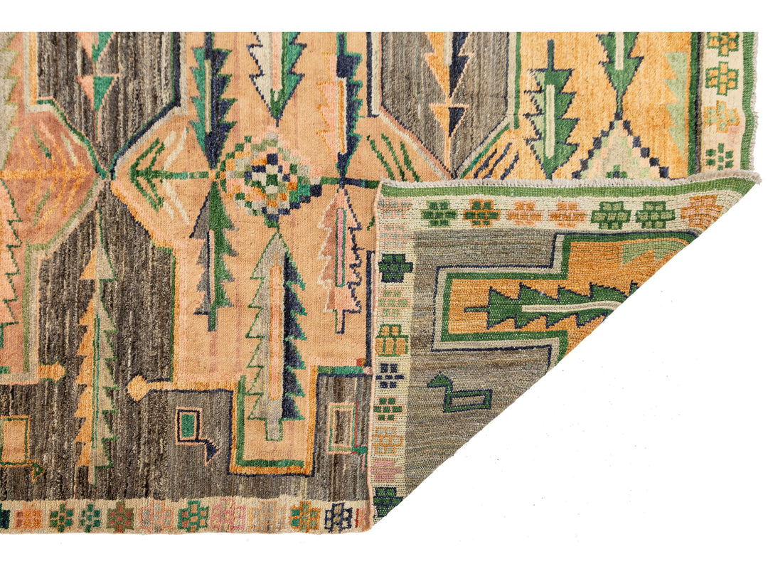 Modern Baluch Wool Rug 6 X 8