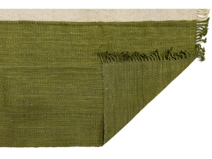 Modern Kilim Flatweave Wool Rug 8 X 12