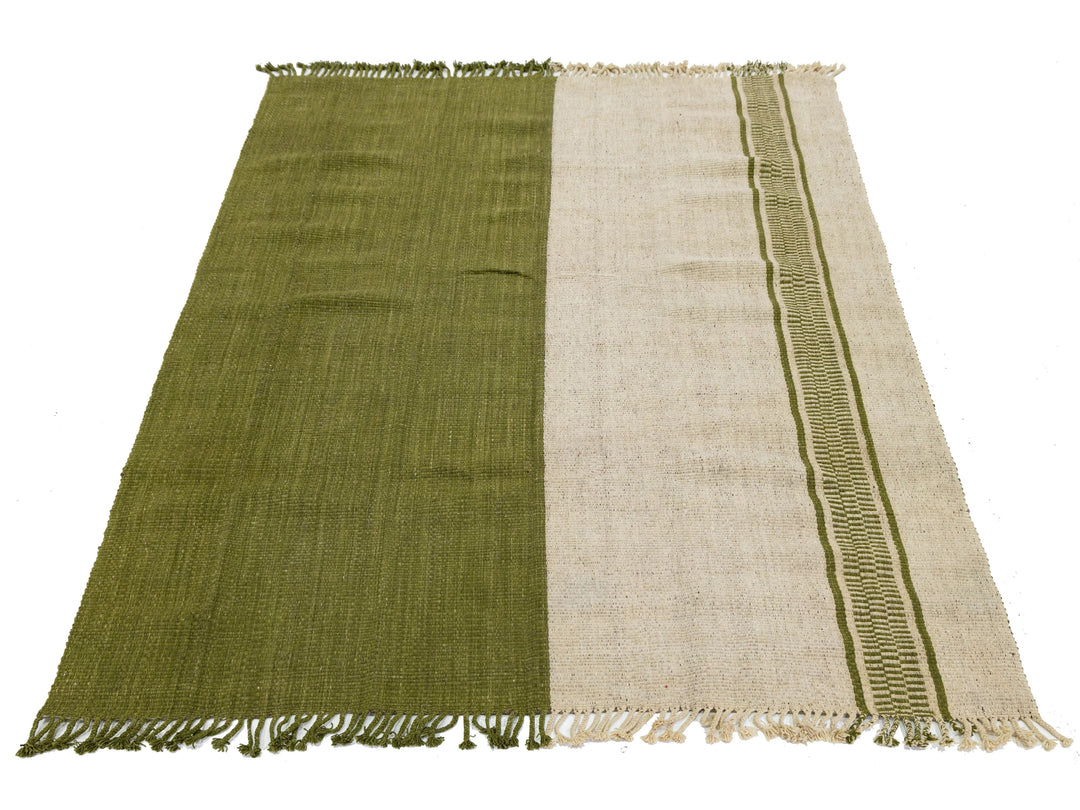 Modern Kilim Flatweave Wool Rug 8 X 12