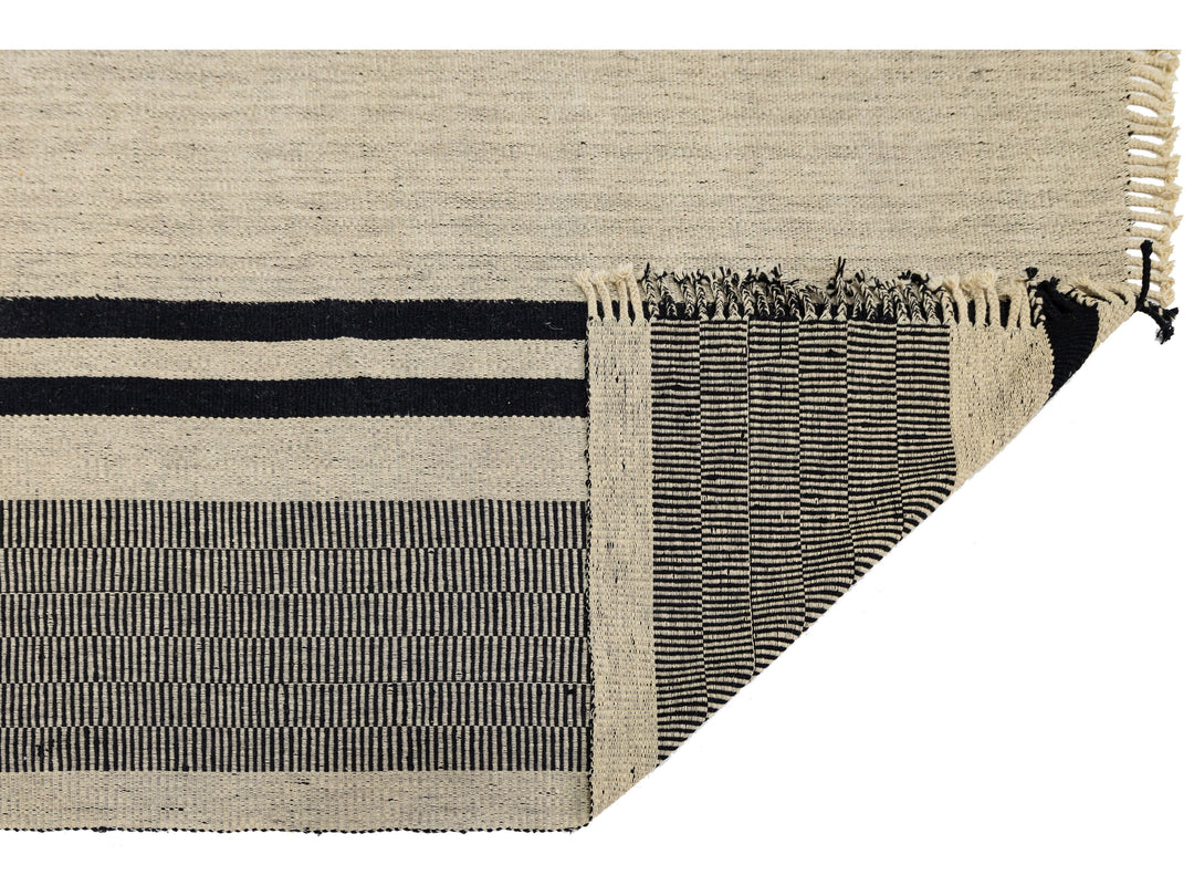 Modern Kilim Flatweave Wool Rug 10 X 15