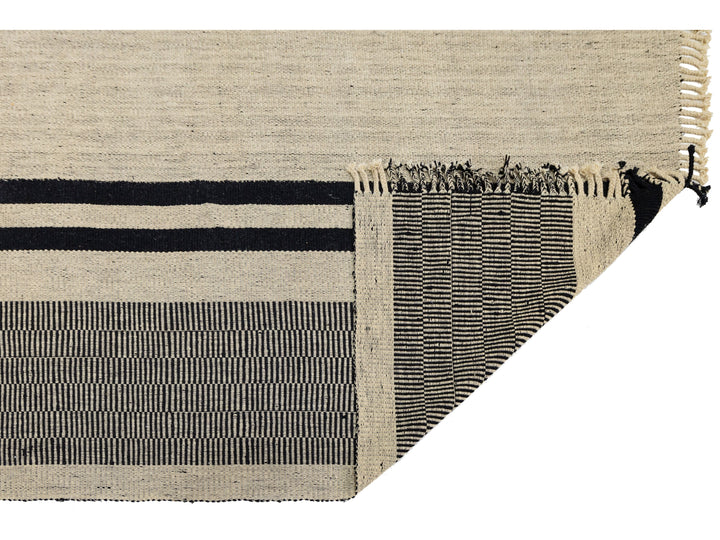 Modern Kilim Flatweave Wool Rug 10 X 15