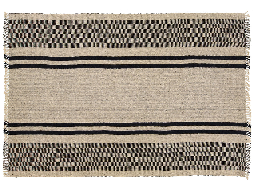 Modern Kilim Flatweave Wool Rug 10 X 15