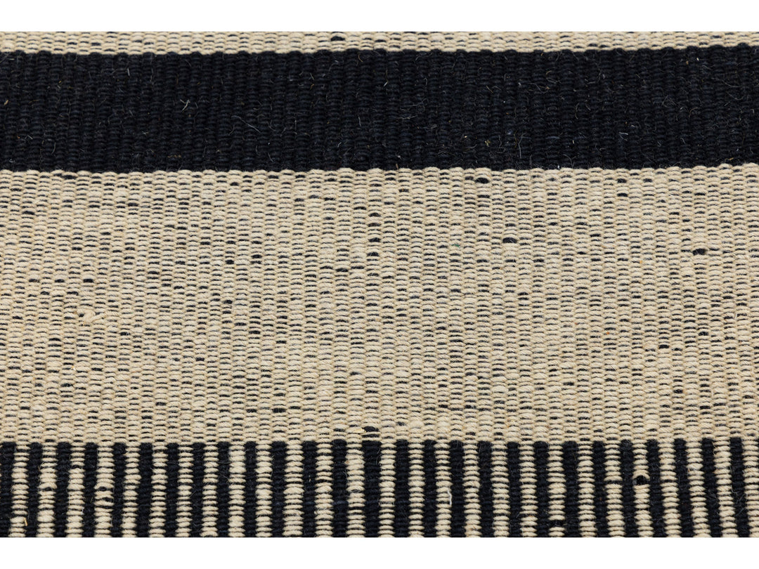 Modern Kilim Flatweave Wool Rug 10 X 15
