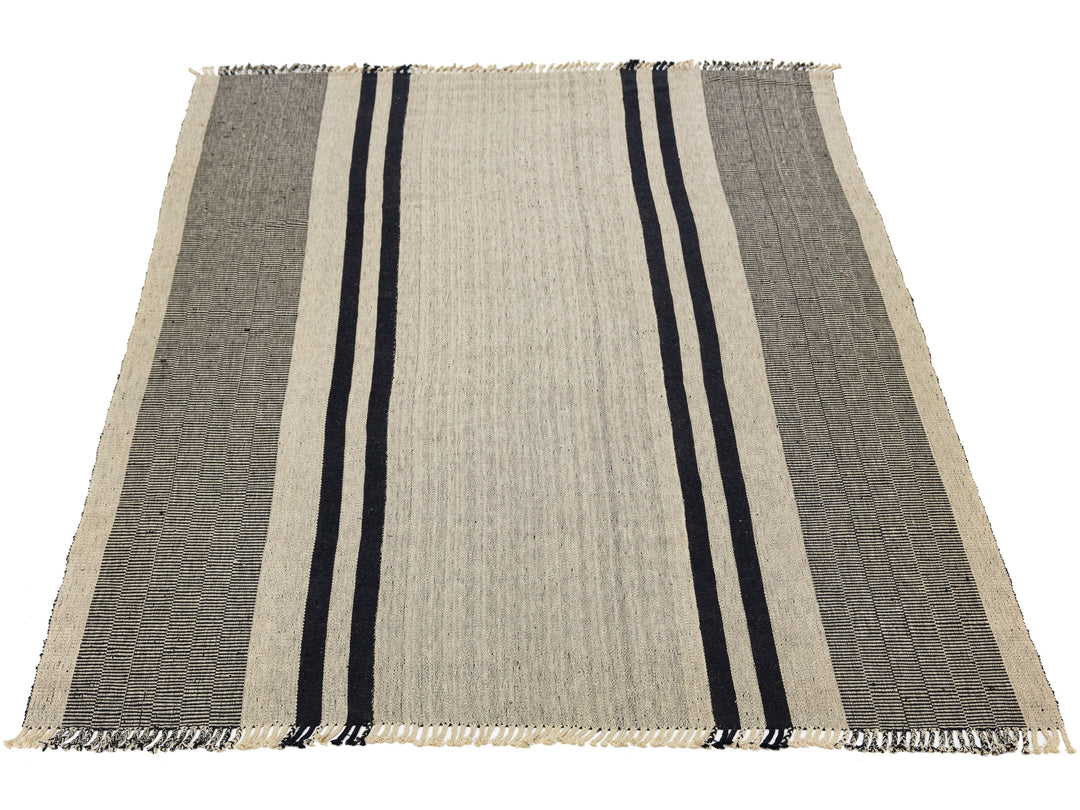 Modern Kilim Flatweave Wool Rug 10 X 15