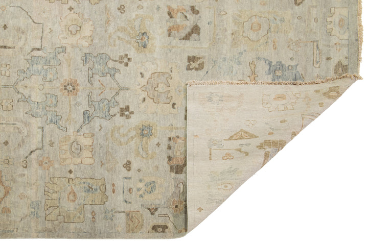 Modern Indian Wool Rug 12 X 15