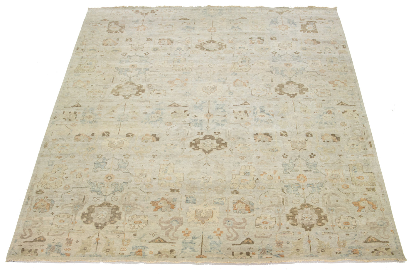 Modern Artisan Indian Wool Rug 12 X 15