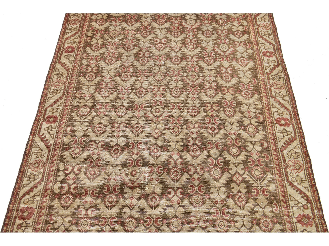 Antique Malayer Wool Runner 3 X 9