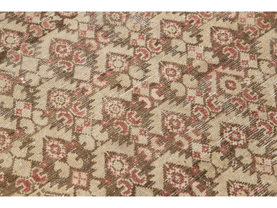 Antique Malayer Wool Runner 3 X 9