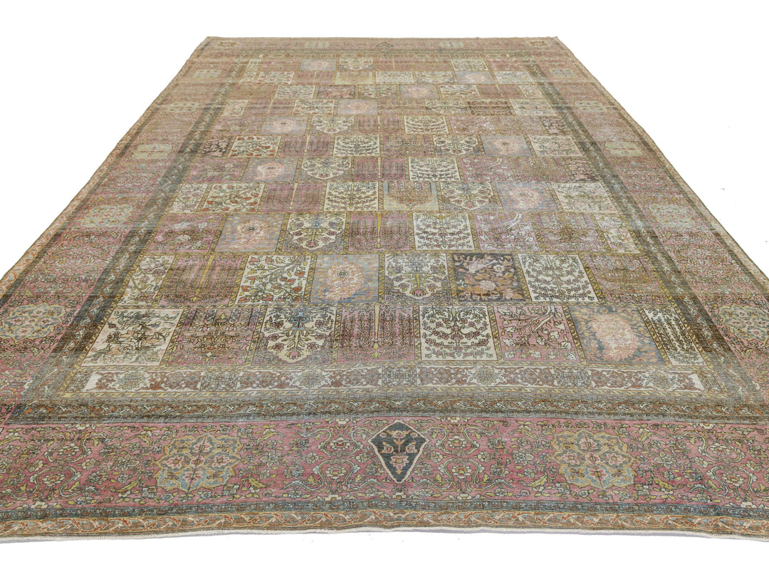 Antique Larestan Wool Rug 10 X 15