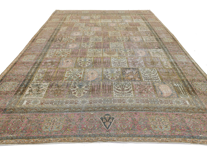 Antique Larestan Wool Rug 10 X 15