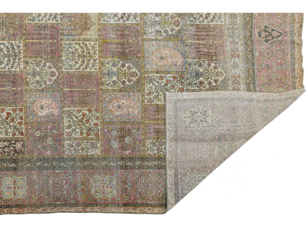 Antique Larestan Wool Rug 10 X 15