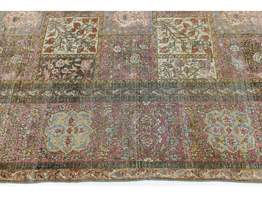 Antique Larestan Wool Rug 10 X 15