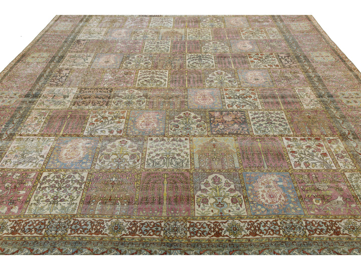 Antique Larestan Wool Rug 10 X 15