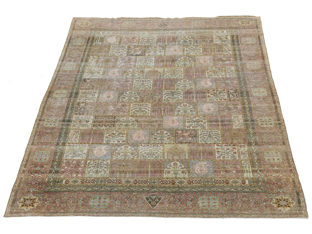 Antique Larestan Wool Rug 10 X 15