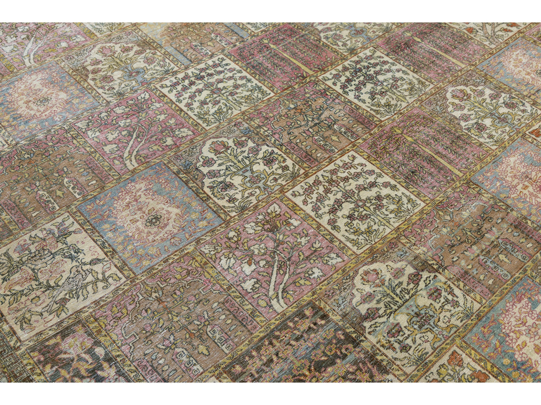 Antique Larestan Wool Rug 10 X 15