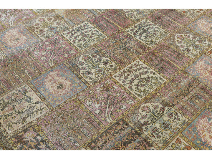 Antique Larestan Wool Rug 10 X 15